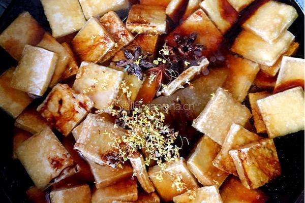 桂花卤汁豆干的做法图解4