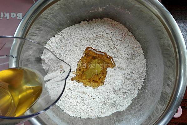 全麦消化饼干的做法图解5