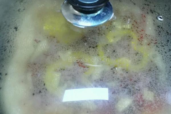 香菇肉沫火腿披萨的做法图解10