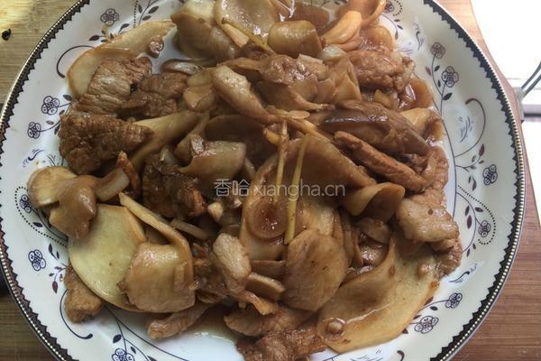 杏鲍菇炒肉