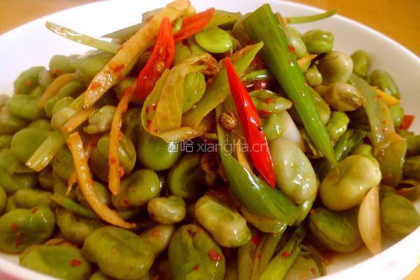 炒兰花豆的做法图解6