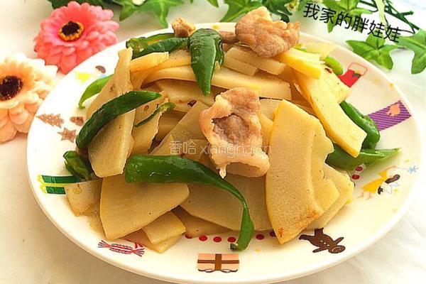 春笋炒肉片