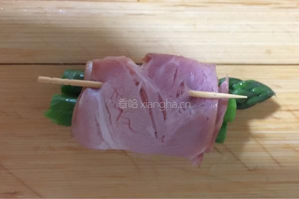 培根芦笋卷的做法图解7
