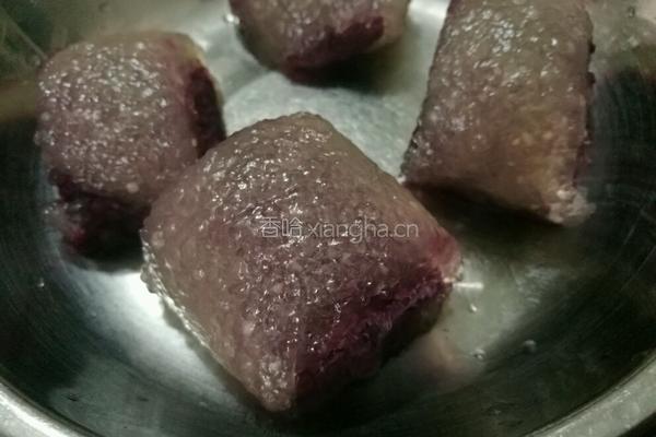 紫薯西米卷的做法图解8