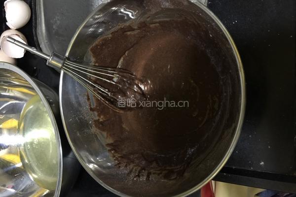 可可戚风蛋糕的做法图解3