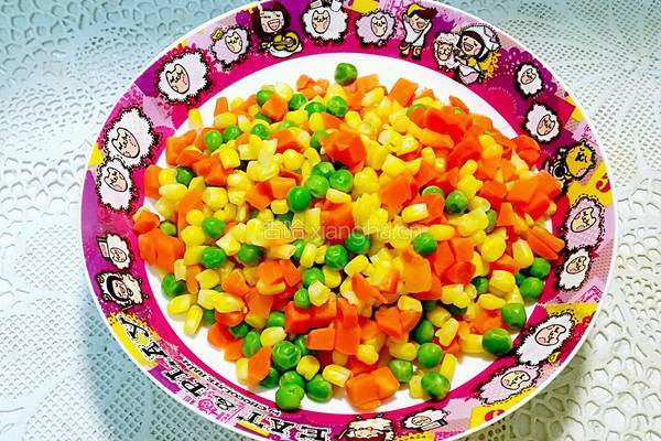 蝦仁彩蔬拌飯的做法图解3