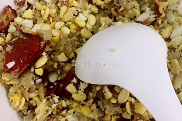 自制豆浆 豆渣饼的做法图解2