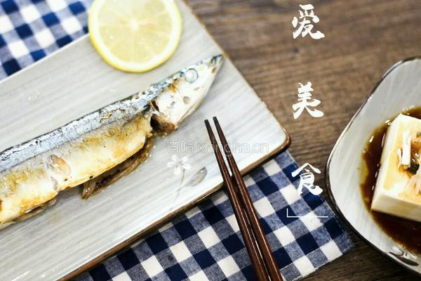 滋滋柠香盐烤秋刀鱼的做法图解6