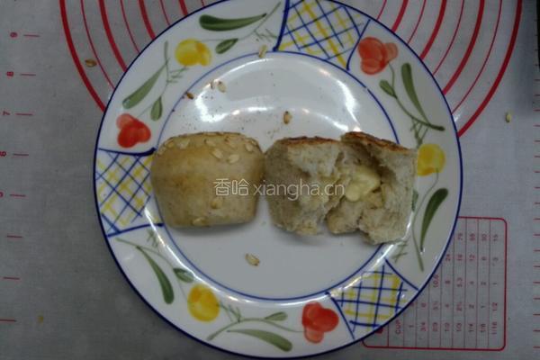 面包机全麦餐包(奶油奶酪馅)的做法图解12