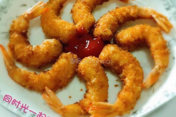 黄金炸虾的做法图解9
