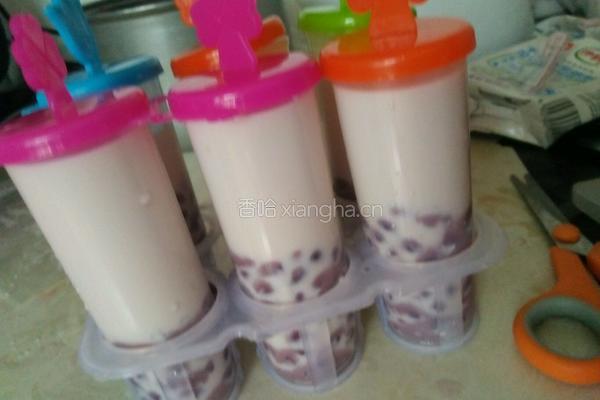 牛奶红豆冰棒的做法图解3