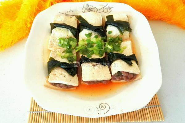 海带夹心豆腐的做法图解9