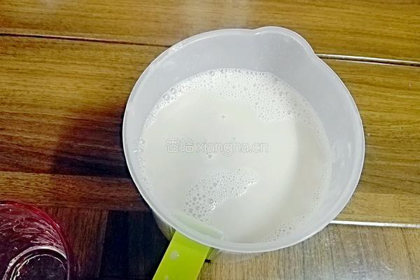 奶香花生浆的做法图解8