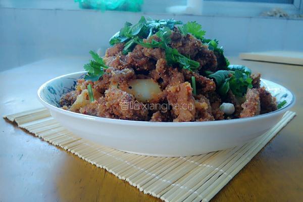 粉蒸肉的做法图解13