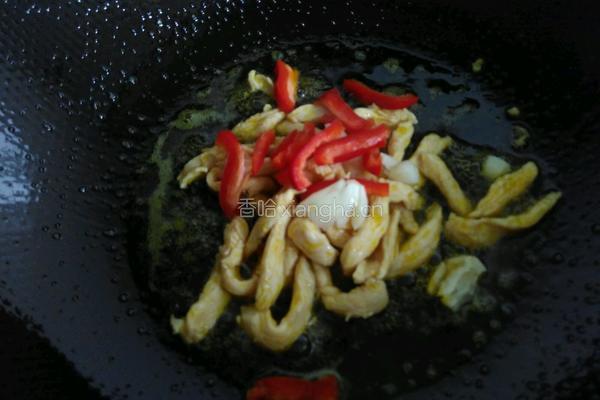 芦笋炒鸡丝的做法图解4