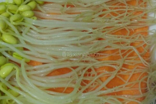 黄豆芽蒸肉的做法图解4