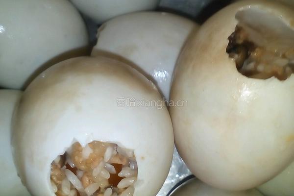 广式腊肠糯米蛋的做法图解5