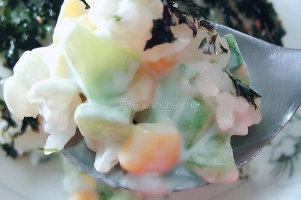 紫菜沙拉大饭团的做法图解9