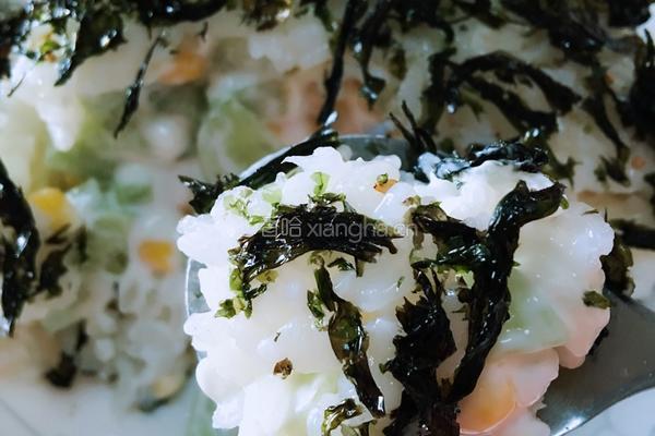 紫菜沙拉大饭团的做法图解10