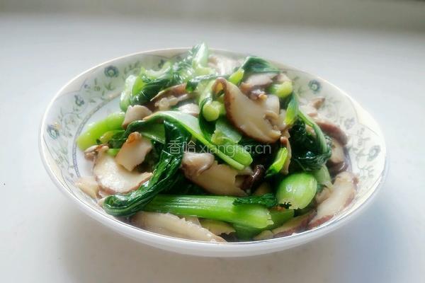 香菇青菜的做法图解9