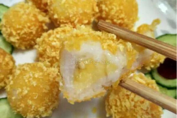 香蕉米饭小丸子的做法图解7