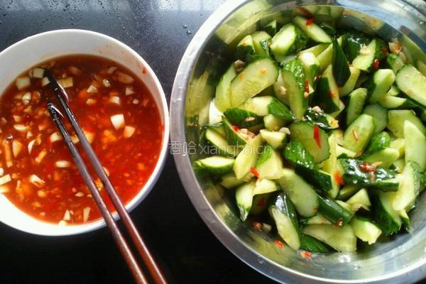 蒜蓉黄瓜的做法图解3