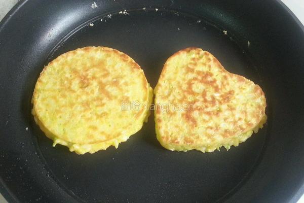 鸡蛋菜米饼的做法图解8