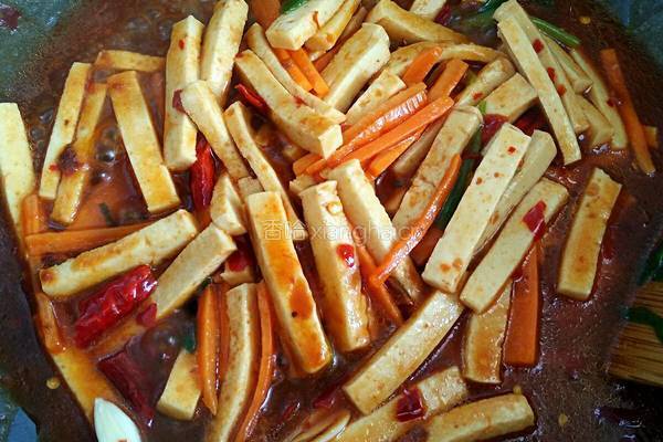 鱼香千页豆腐的做法图解6
