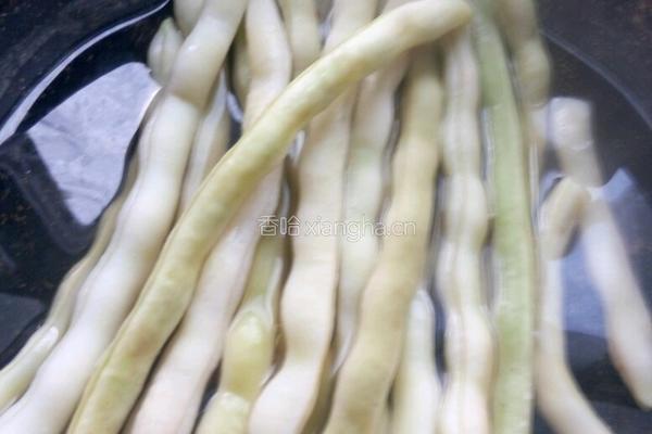 凉拌四季豆的做法图解4