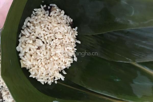 香菇干贝瘦肉粽子的做法图解5