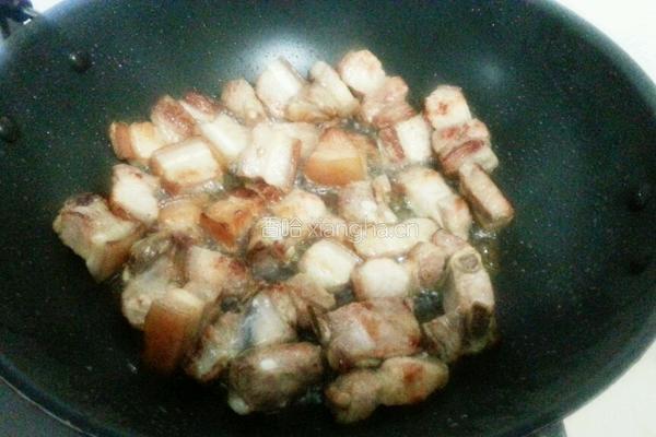 油豆腐烧五花肉的做法图解4