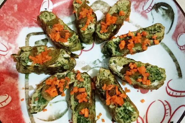 香椿鸡蛋卷的做法图解6