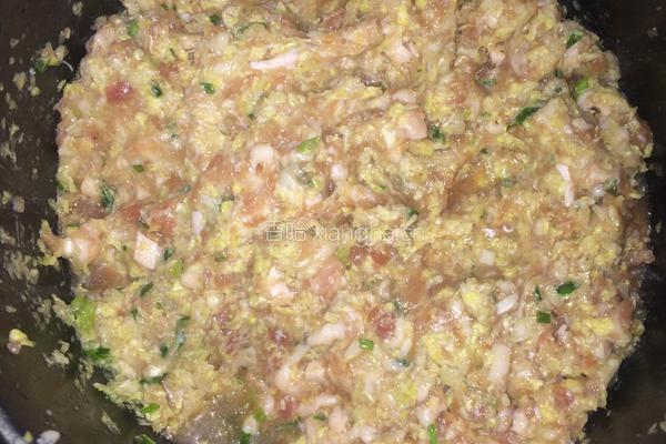  猪肉白菜馅饺子的做法图解4