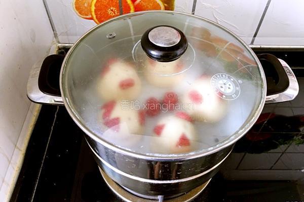 小猪豆沙包的做法图解15