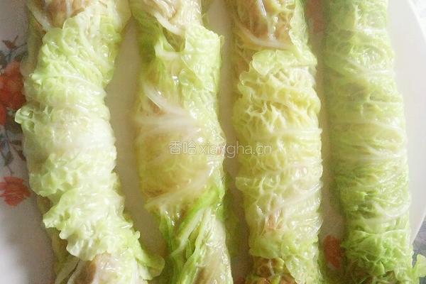 翡翠肉卷的做法图解10