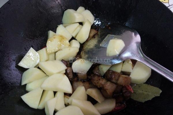 五味土豆焖肉 的做法图解7