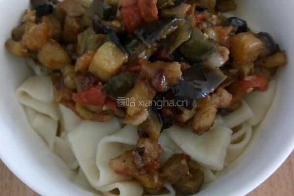 茄丁拌面的做法图解12