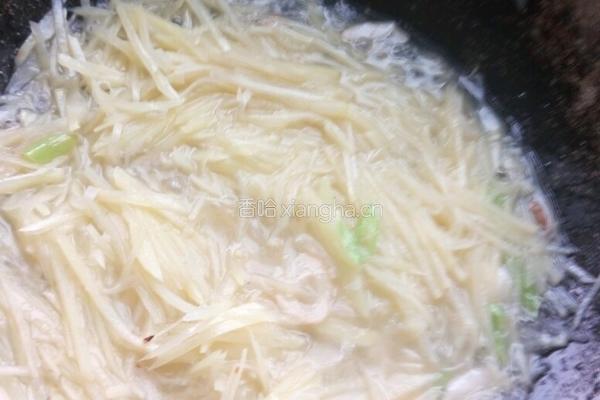醋炝土豆丝的做法图解8