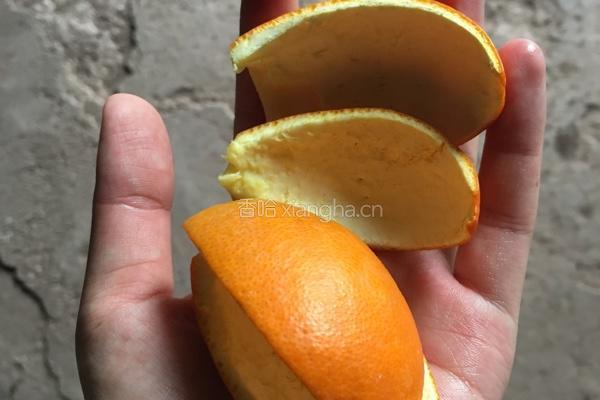 野菜腌橙皮的做法图解2