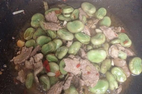 剁椒蚕豆肉片的做法图解4