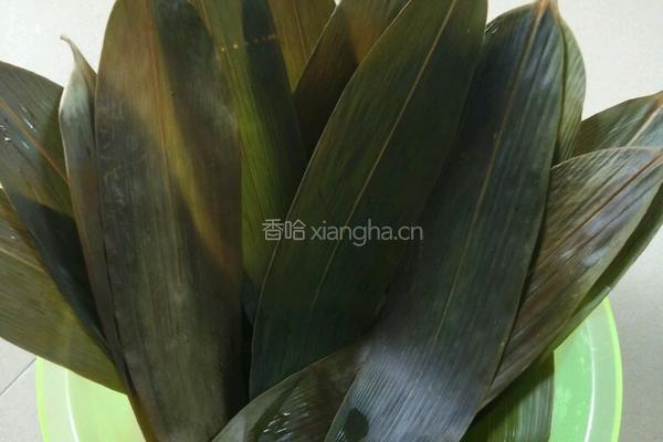 水晶绿豆粽的做法图解1
