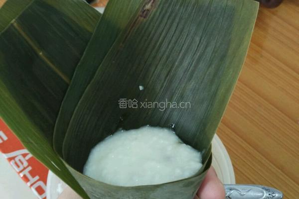 水晶绿豆粽的做法图解4