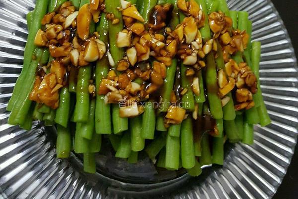 白灼豇豆的做法图解4