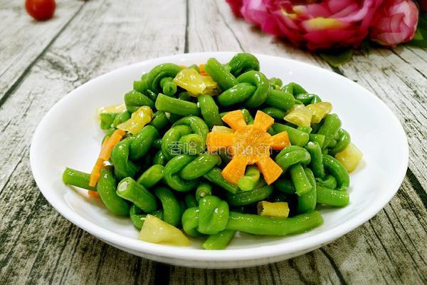 风味豇豆结的做法图解7