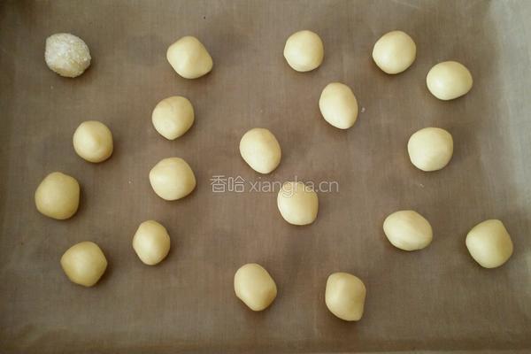 椰香果酱小饼干的做法图解6