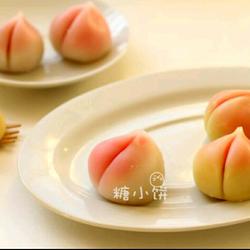 糖小饼美食「和果子 桃子」的做法[图]