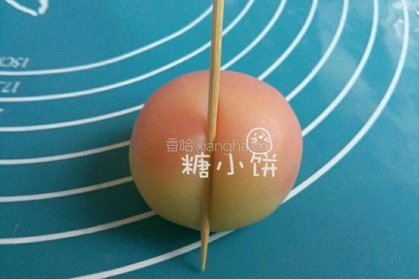 糖小饼美食「和果子 桃子」的做法图解6