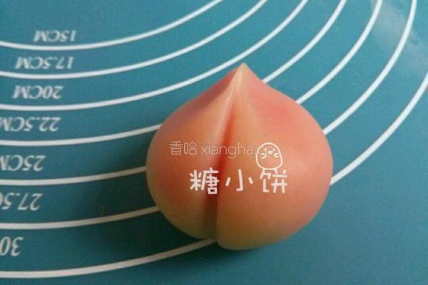糖小饼美食「和果子 桃子」的做法图解7