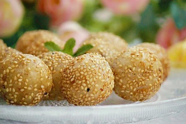 豆沙麻圆（麻球）的做法图解15