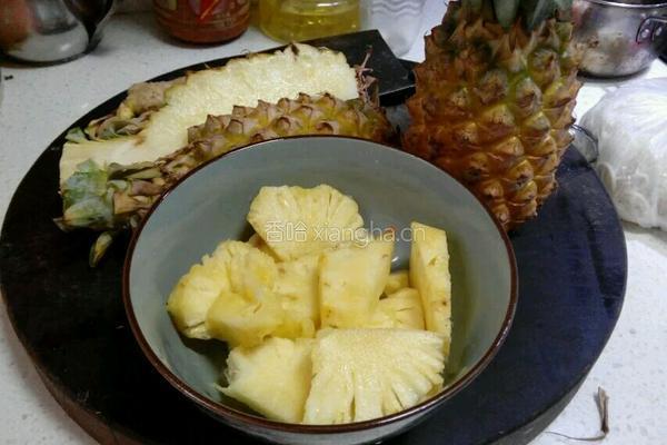 菠萝饭的做法图解3